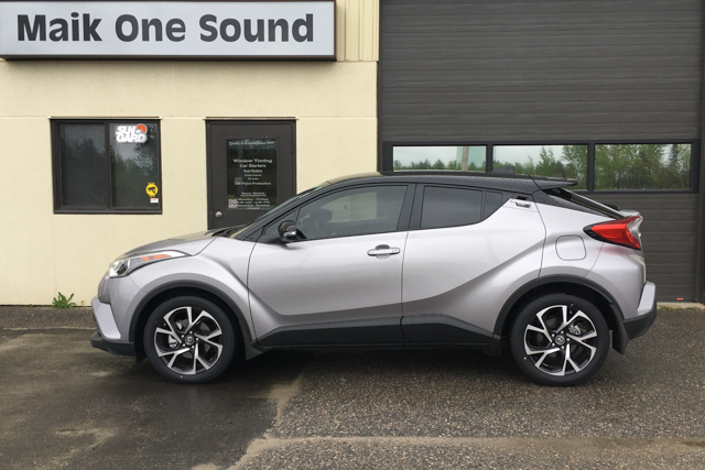 Toyota 2019 C-HR with professional window tint in North Bay